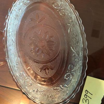 Lot of Assorted Vintage Pressed and Etched Glassware