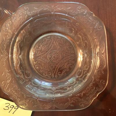 Lot of Assorted Vintage Pressed and Etched Glassware