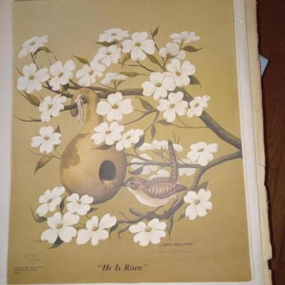 Print of "He is Risen" by Neal Holland, Signed and Numbered