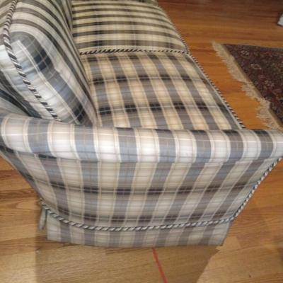 Living Room Sofa, Cushions, and Cover (Great Condition!)