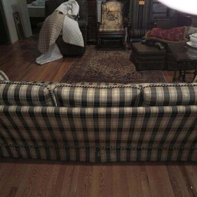 Living Room Sofa, Cushions, and Cover (Great Condition!)