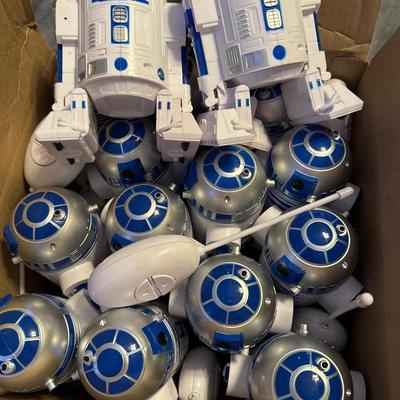 Star Wars R2D2 remote control figures lot of 15 see description