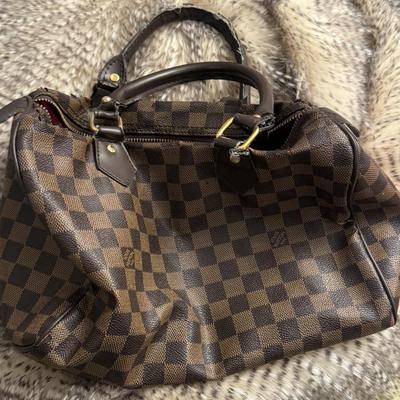 Louis Vuitton large women’s brown purse