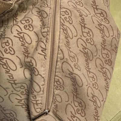 Ed Hardy purse with rhinestone flower design crossbody strap women
