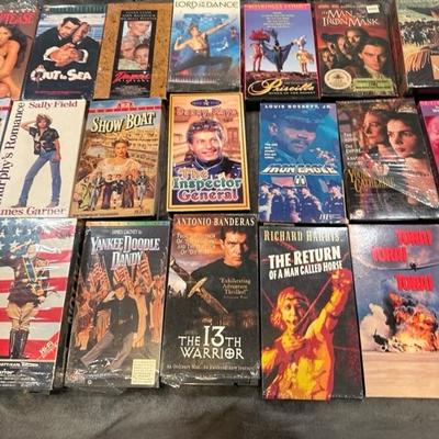 Lot of 30 VHS MOVIES HOLLYWOODS FINEST SOME SEALED ALL ARE EXCELLENT