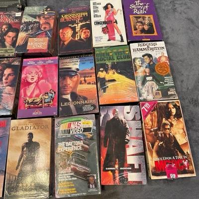 Lot of 30 VHS MOVIES HOLLYWOODS FINEST SOME SEALED ALL ARE EXCELLENT