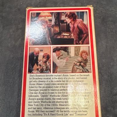 1985 Original ANNIE THE MOVIE OF TOMORROW VHS TAPE