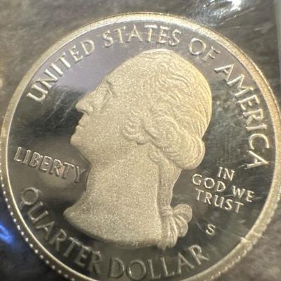 2018 Cumberland Island GA America the Beautiful 5 Ounce .999 Fine Silver Quarter S mint mark