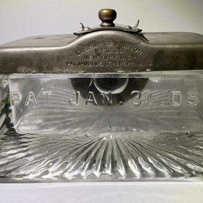 Antique Scarce Cushman & Denison Paper/Stamp Welder 4" Long in Very Good Preowned Condition.