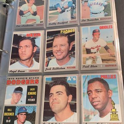 1970 Topps Baseball Cards - 300+ In Binder