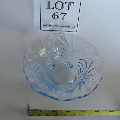 Child's Size Mosser Glass Large Bowl, Moonlight Blue