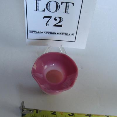 Older Gibson Glass Hand Made Art Glass Toothpick Holder, 1997