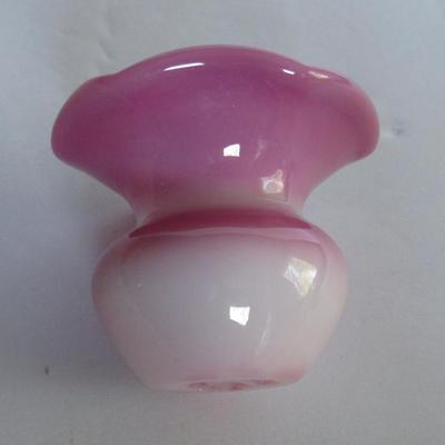 Older Gibson Glass Hand Made Art Glass Toothpick Holder, 1997