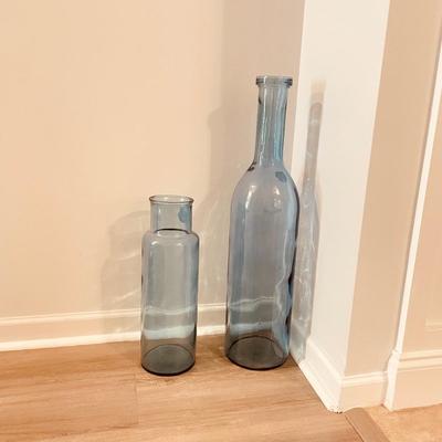 Large, Hand Made Recycled Glass Vases (LR-SS)