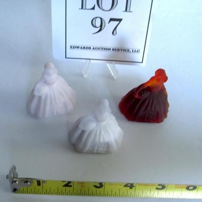 Older Boyd Glass Miniature Doll Figures