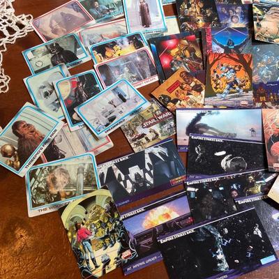 Lot of Vintage Star Wars Trading Cards