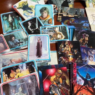 Lot of Vintage Star Wars Trading Cards