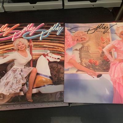 Large Dolly Parton Records Lot + 2 Stella