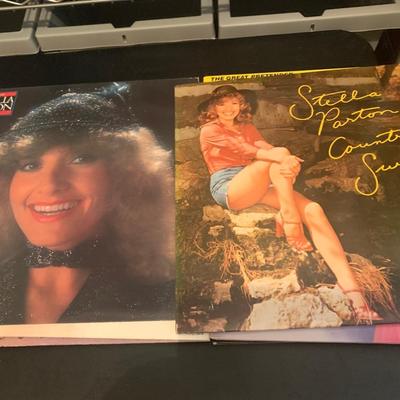 Large Dolly Parton Records Lot + 2 Stella
