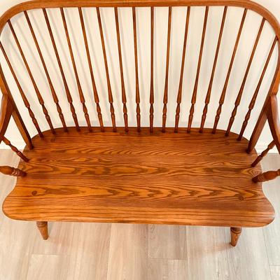 Spindle Back Wooden Bench (PB-SS)