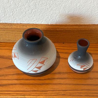 SIGNED NATIVE AMERICAN POTTERY