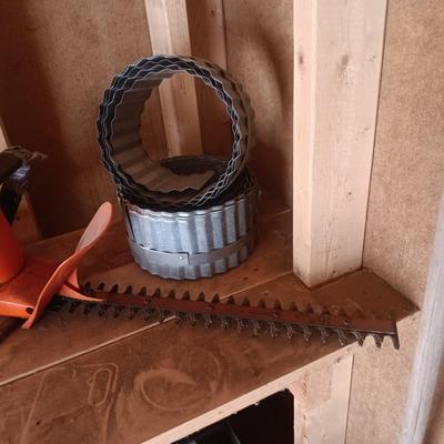 ELECTRIC HEDGE TRIMMER, GALVANIZED EDGING AND MORE