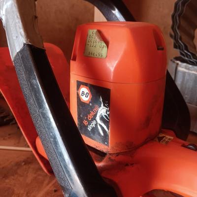 ELECTRIC HEDGE TRIMMER, GALVANIZED EDGING AND MORE