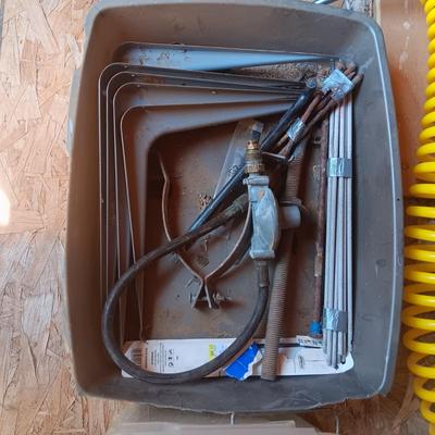 SHELF BRACES, AIR HOSE AND SOME HARDWARE