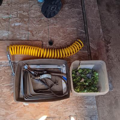 SHELF BRACES, AIR HOSE AND SOME HARDWARE