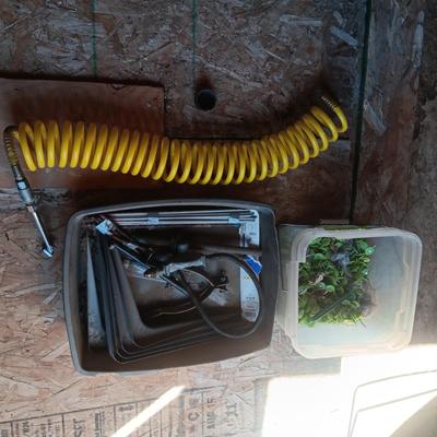 SHELF BRACES, AIR HOSE AND SOME HARDWARE