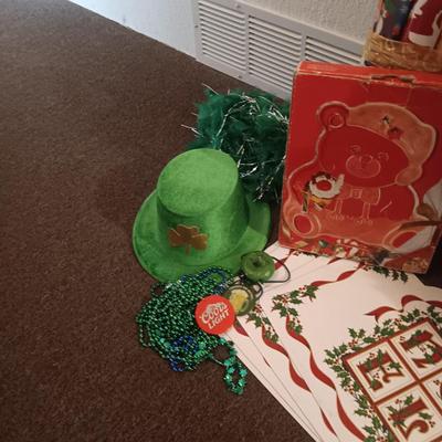 CHRISTMAS DECORATIONS WITH SOME ST PATRICKS & HALLOWEEN