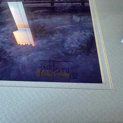 SIGNED JACK TERRY ARTWORK