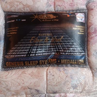 CLEAN KING SIZE SLEEP NUMBER BED WITH BRASS HEAD/FOOT BOARDS