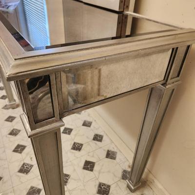 Hayworth Mirror Vanity 1 Drawer Folding Mirror 41x18x55