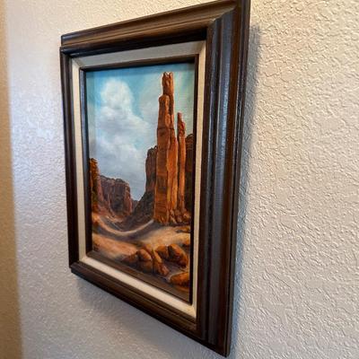 SIGNED K. MACK CANVAS PAINTING