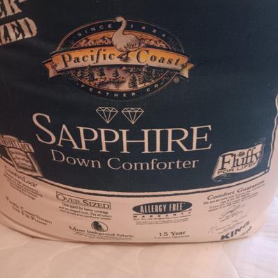 PACIFIC COAST SAPPHIRE KING SIZE DOWN COMFORTER