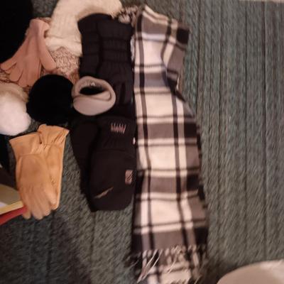 LADIES WINTER SCARVES, GLOVES, HATS AND EAR MUFFS