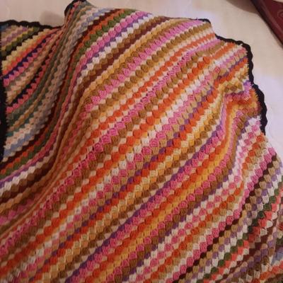 HANDMADE AFGHAN AND PATCHWORK QUILT PLUS GREELEY THROW BLANKET