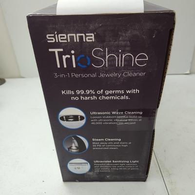 Sienna TrioShine 3 in 1 Personal Jewelry Cleaner New in Sealed Box