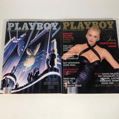 LOT 30B: Vintage Playboy Magazines 1979-1980s
