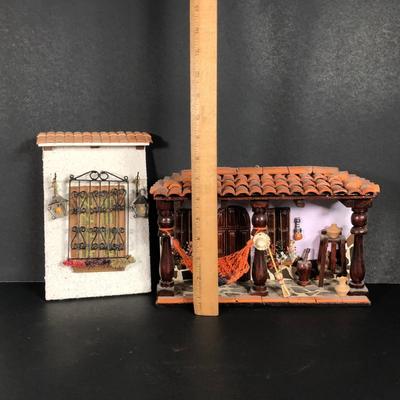 LOT 52B: Vintage Wall Art Miniature Dioramas
