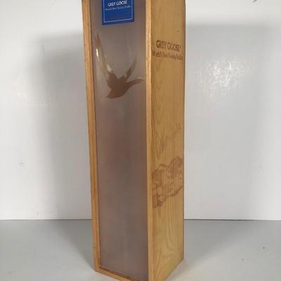 LOT 58G: Four Bookers Wooden Slide Boxes w/ Grey Goose Slide Box