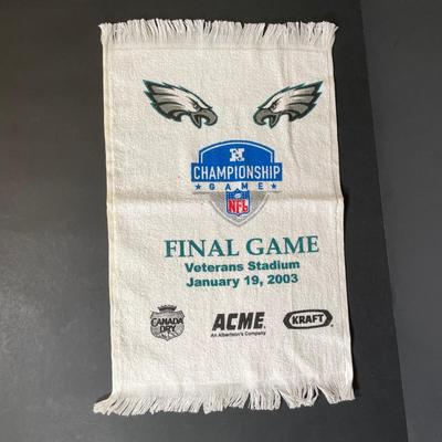 LOT 91U: Philadelphia Eagles vs Buccaneers Final Game At Veterans Stadium January 19th, 2003 Collection