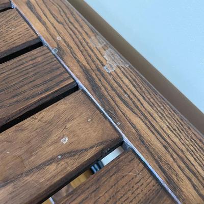 LOT 94U: Wooden/Metal Bench