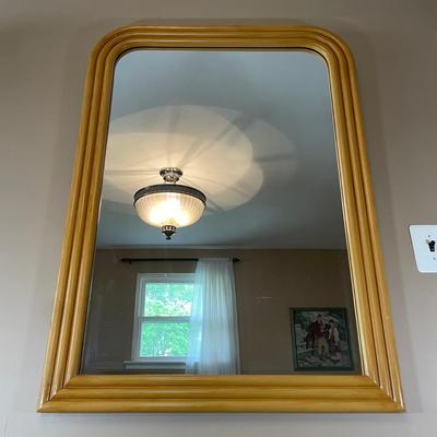 LOT 96U: Wooden Framed Wall Hanging Mirror