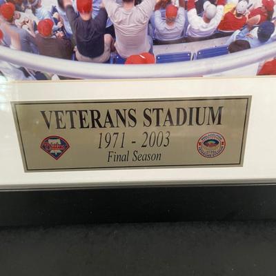LOT 128L: Philadelphia Phillies Veterans Park Final Season/Citizens Bank Park Memorabilia