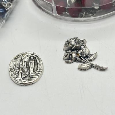LOT 142L: Religious Lot - Holy Water Rosaries and More