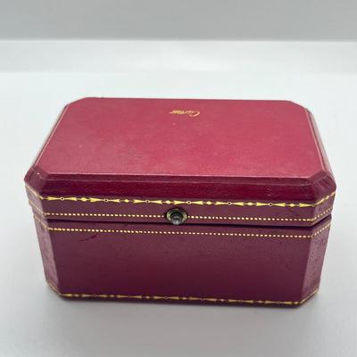 LOT 233: Vintage Cartier Women’s 18K Gold Plated Watch in Cartier Box