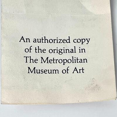 Vintage Metropolitan Museum of Art Reproduction Blown Mold Glass Pitcher