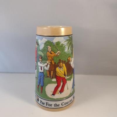 Vintage Budweiser Golf Sports Series Stein